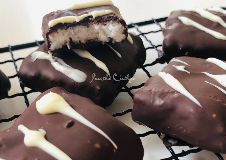 Resep Coklat kelapa (Bounty bar), Lezat