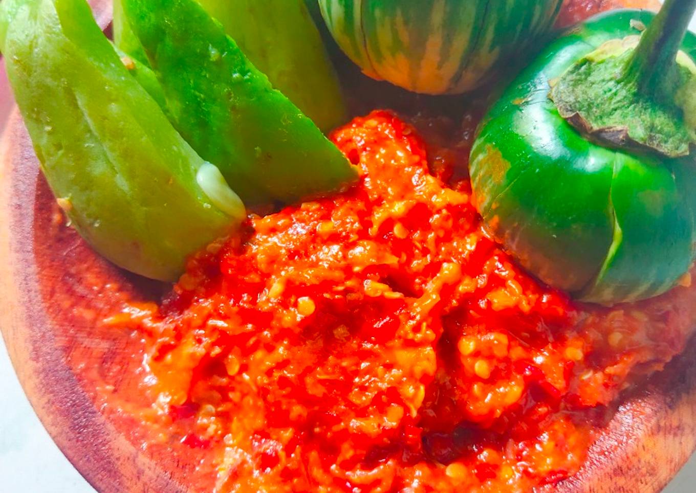 Sambel pecel ayam bikin nagih