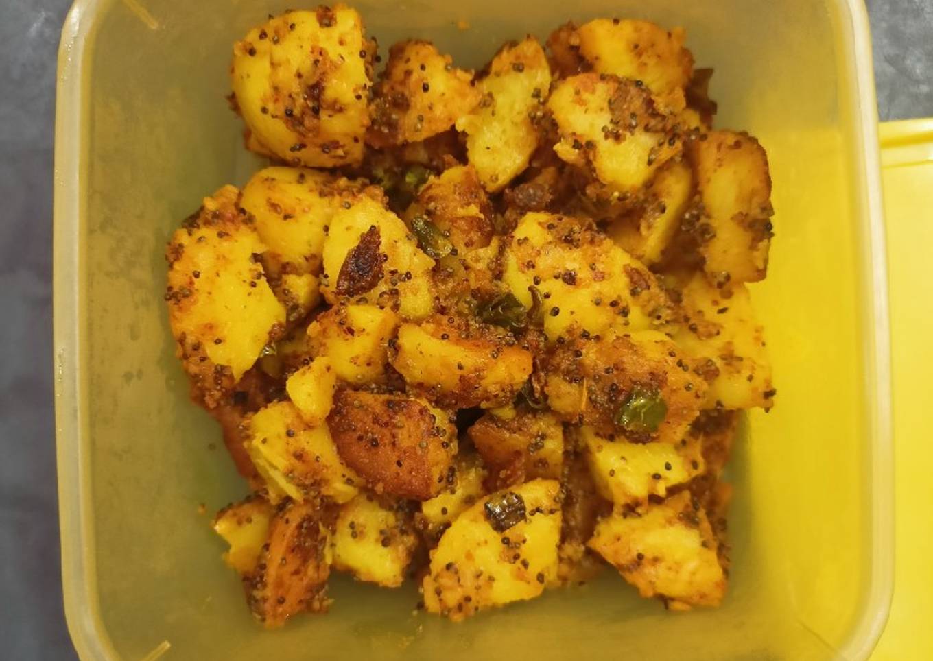 Dry potatoes recipe