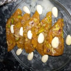 A picture of Besan ki barfi.