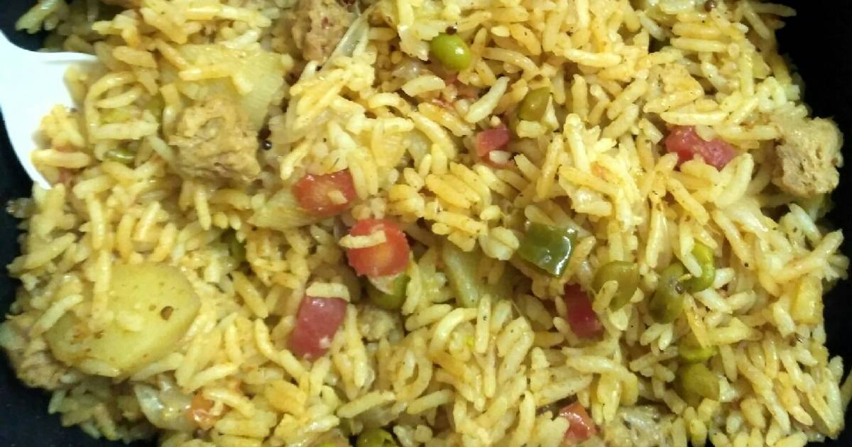 Mix Vegetable Rice Recipe by Reet Kaur - Cookpad