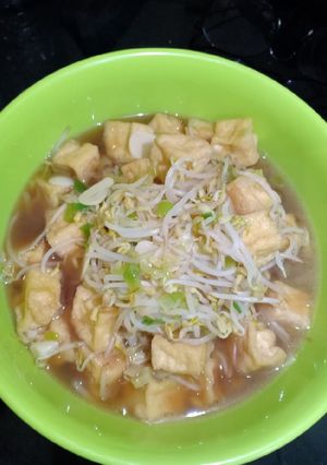 Foto resep Tahu kecambah/touge kuah