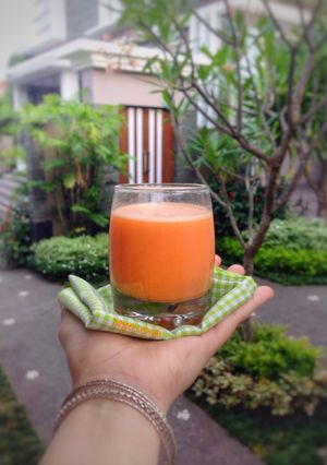 Foto resep Honey carrot smoothie