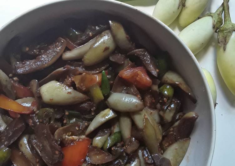 Tumis Terong Hijau Bulat