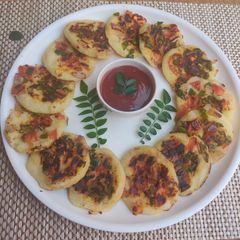 A picture of Leftover Rice Uttapam.