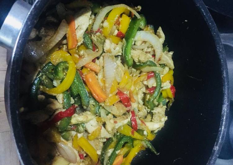 Steps to Make Ultimate Chicken chinese stir fry