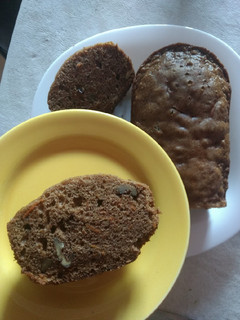 Una foto de Torta de zanahorias (Carrot cake).Tipo Starbucks