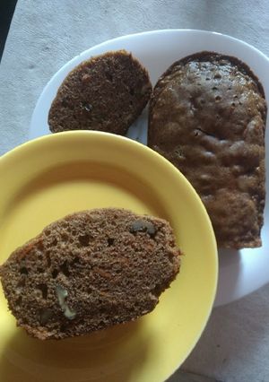 Una foto de Torta de zanahorias (Carrot cake).Tipo Starbucks