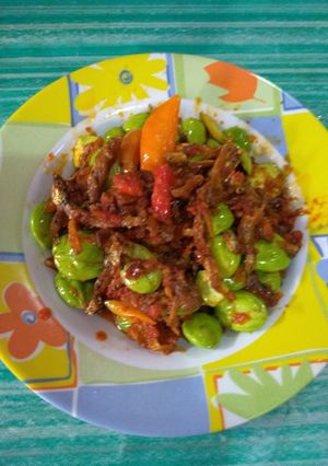 Foto resep BTP (balado teri pete)