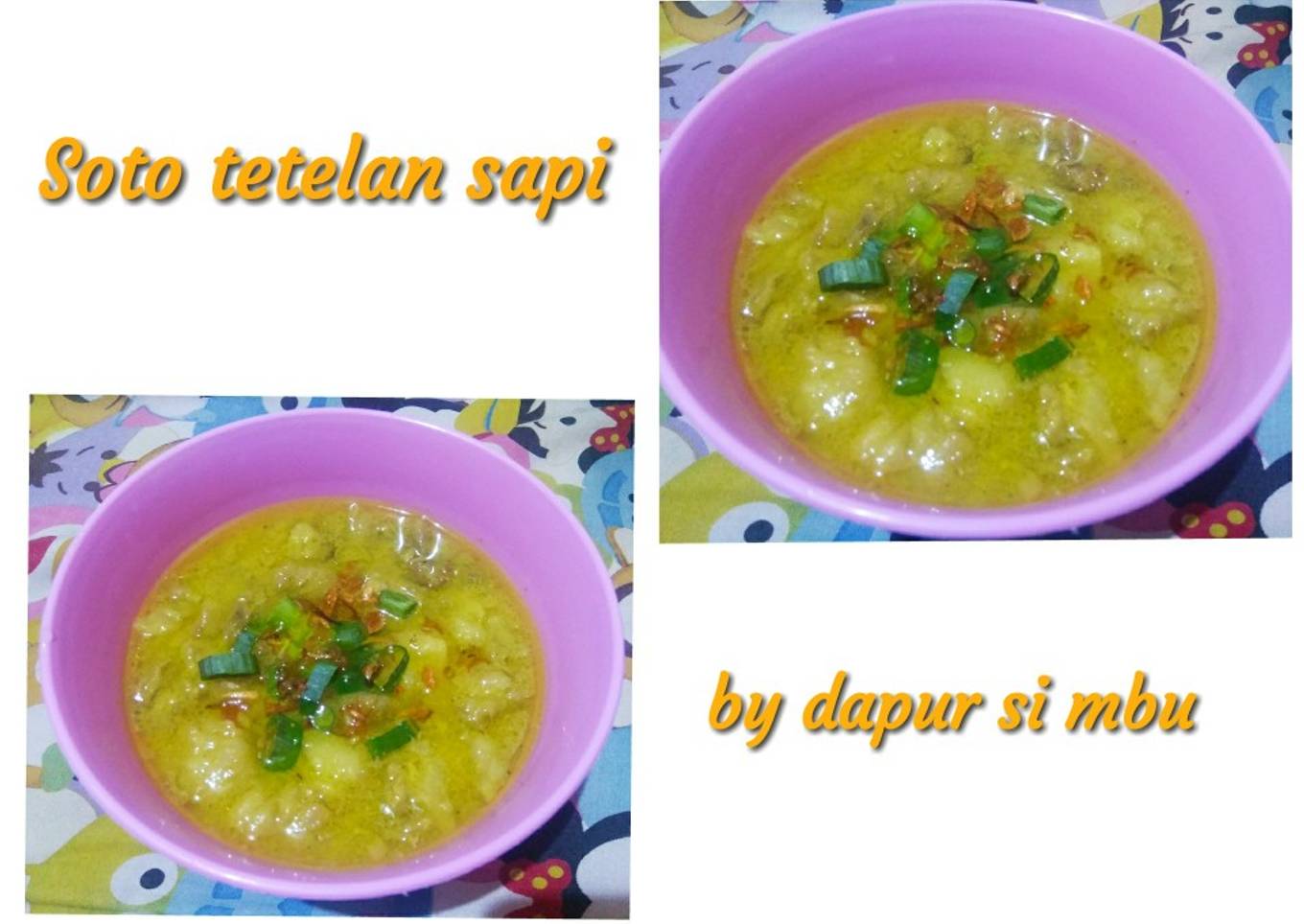 Soto tetelan sapi