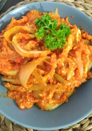 Foto resep Cumi Saus Padang
