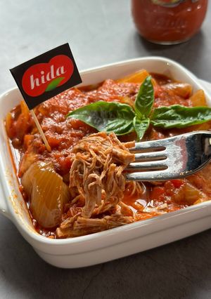 A picture of Slow-Roasted Tomato Pulled Pork.
