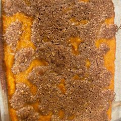 A picture of Brown Butter Sweet potato casserole.