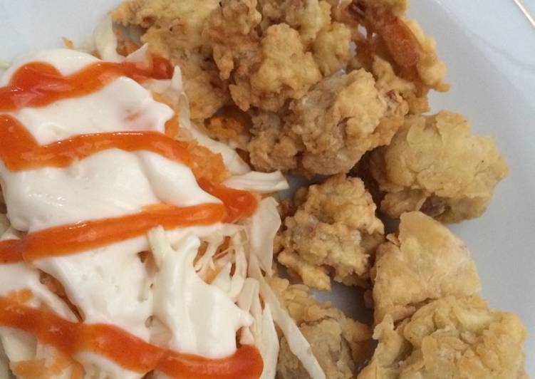 Resep Ayam udang saos mayonaise Anti Gagal