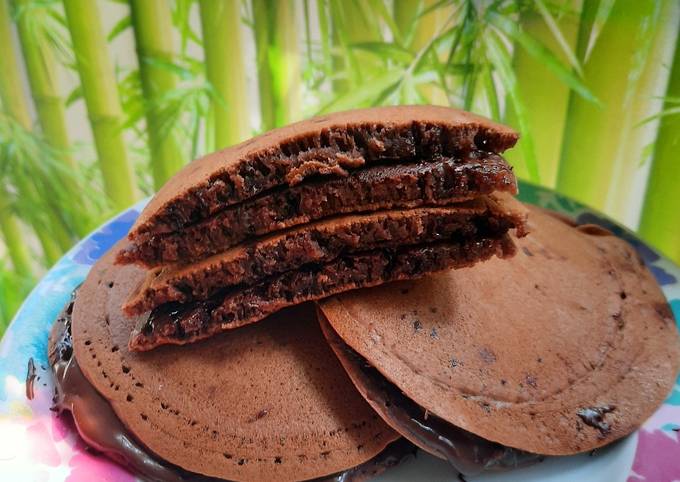 Cara membuat Dorayaki tanpa telur Cara membuat Dorayaki tanpa telur