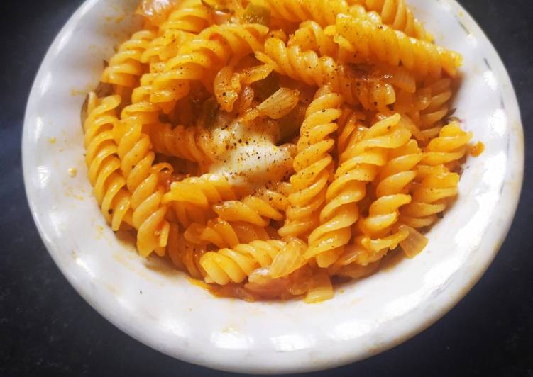 Recipe of Quick Indian style pasta
