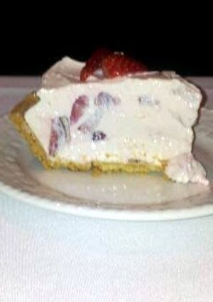 A picture of Mile High Strawberry Pie.