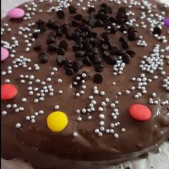A picture of Whole wheat flour chocolate cake.