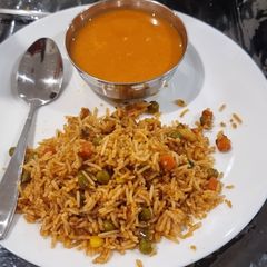 A picture of Vegetable pulao.