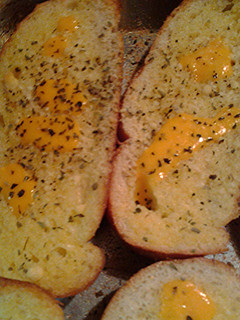 A picture of Rustic cheese bread.