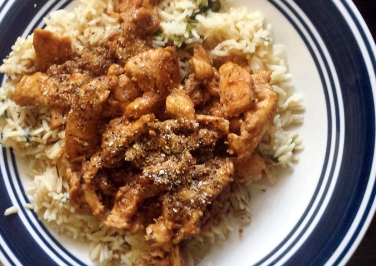 Easiest Way to Make Favorite Teriyaki chicken and rice