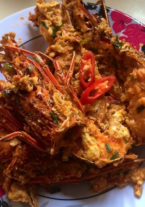 Foto resep Lobster Saos Singapore ala nda’ 🦞