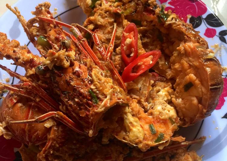 Langkah Mudah untuk Membuat Lobster Saos Singapore ala nda’ 🦞 yang nikmat