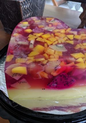 Foto resep Puding Buah