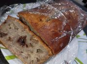Una foto de budin de bananas