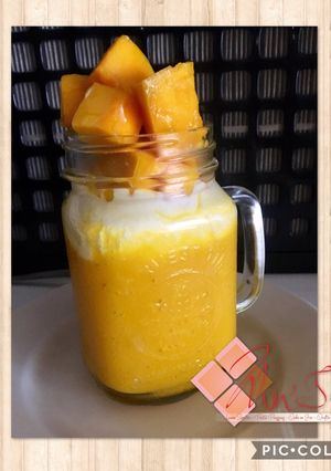 Foto resep Mango Queen Thai (Mango Smoothies)
