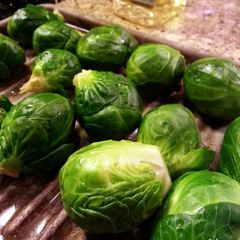 A picture of Roasted Brussel Sprouts.