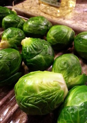 A picture of Roasted Brussel Sprouts.