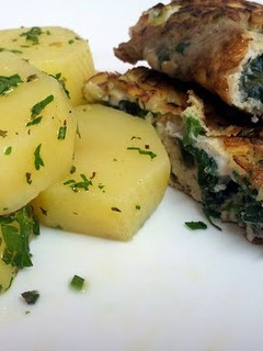A picture of Spinach Eggs.