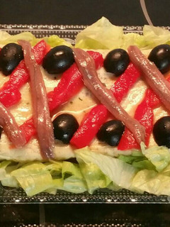 Una foto de Pastel salado de anchoas
