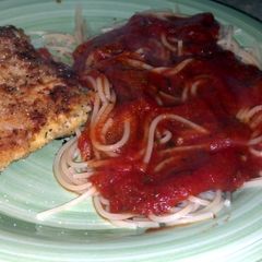 A picture of Parmesan Chicken.