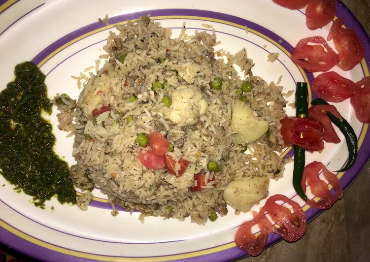 Recipe of Quick Vegetables rice