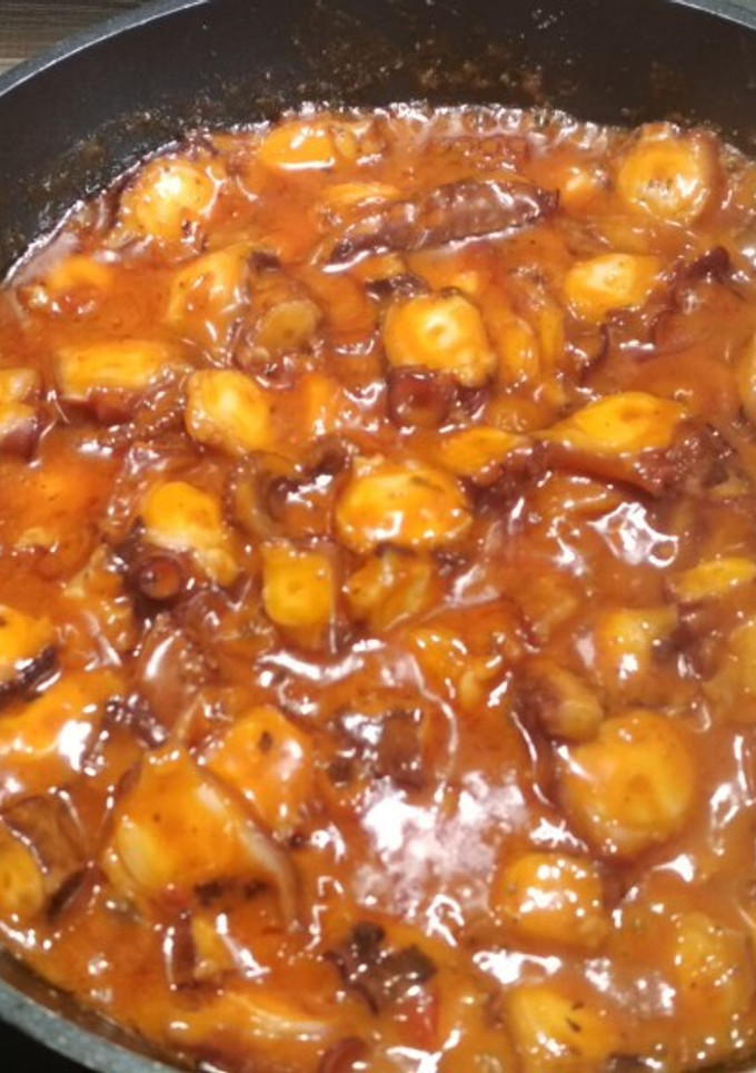 Una foto de Pulpo al Mojo picón