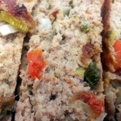 A picture of Turkey Meatloaf with Sage & Apples.