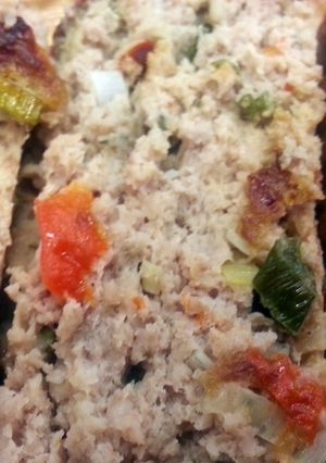 A picture of Turkey Meatloaf with Sage & Apples.