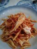Trofie al ragù di rana pescatrice