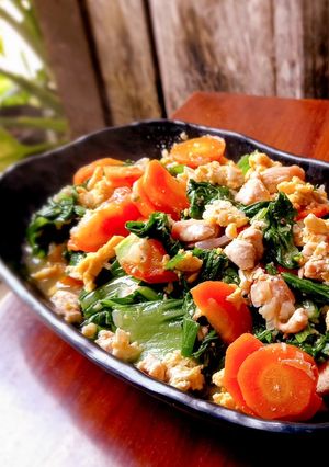 Foto resep Orak arik sayur telur