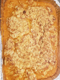 A picture of Pumpkin dump cake.