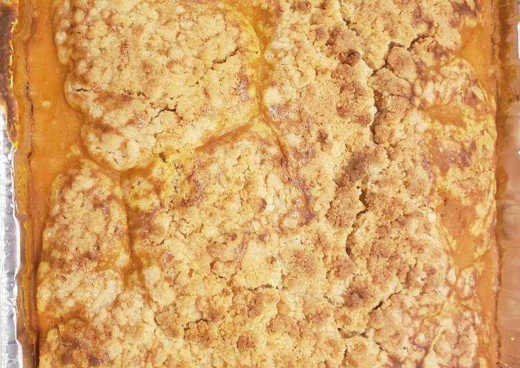 Steps to Make Super Quick Homemade Pumpkin dump cake