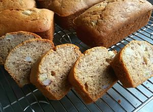 Hình của món Bánh bông lan chuối.