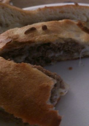 A picture of Cheesesteak Stromboli.