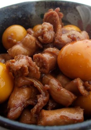 A picture of Home Recipe for Simmered Chicken Offal and Ovaries.