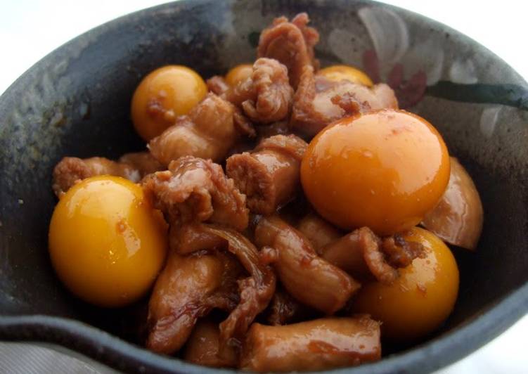 Recipe of Ultimate Home Recipe for Simmered Chicken Offal and Ovaries