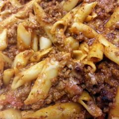 A picture of Baked Mostaccioli.
