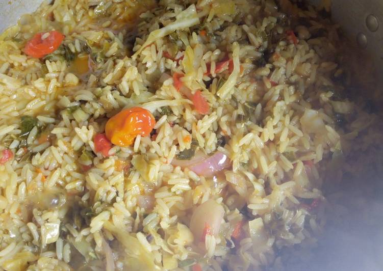 How to Make Quick Jollof rice with vegitable