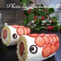A picture of For Children's Day! A Koinobori Cake That Kids Will Love.
